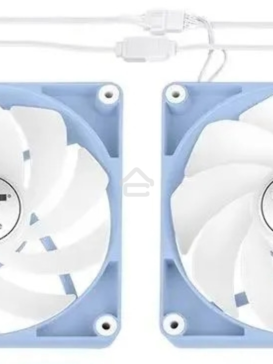 Вентилятор для корпуса Thermaltake CT120 Sync Hydrangea Reverse ARGB 120х120x25 голубой 4-pin 31.2дБ (упак.:2шт) (CL-F200-PL12BU-A) Ret