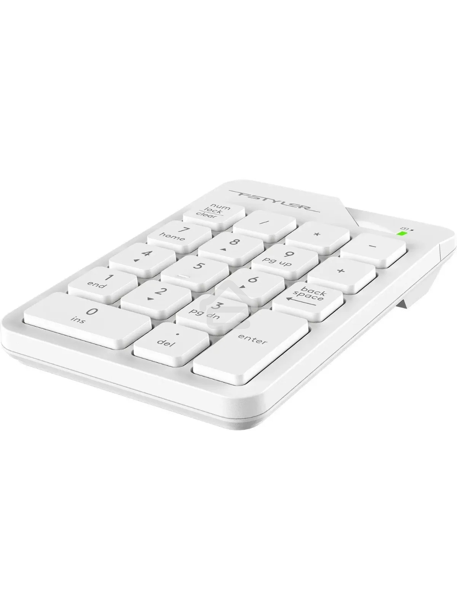 Числовой блок A4Tech FGK21C беспроводной, USB, Радиоканал, белый