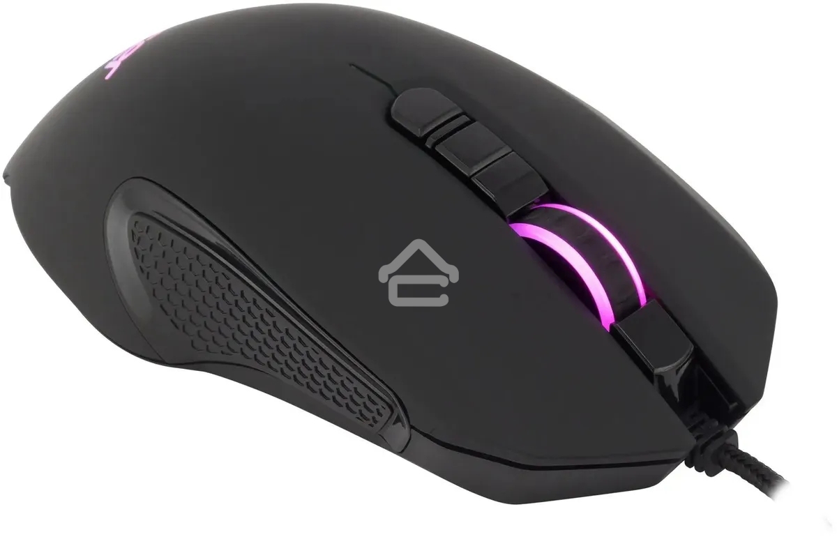 Мышь проводная Acer OMW160 черный, 6400 dpi, USB, кнопки - 8