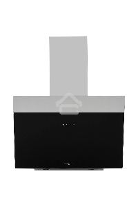 Вытяжка наклонная Krona Kristen 600 black/inox S сенсорное управление, чёрный