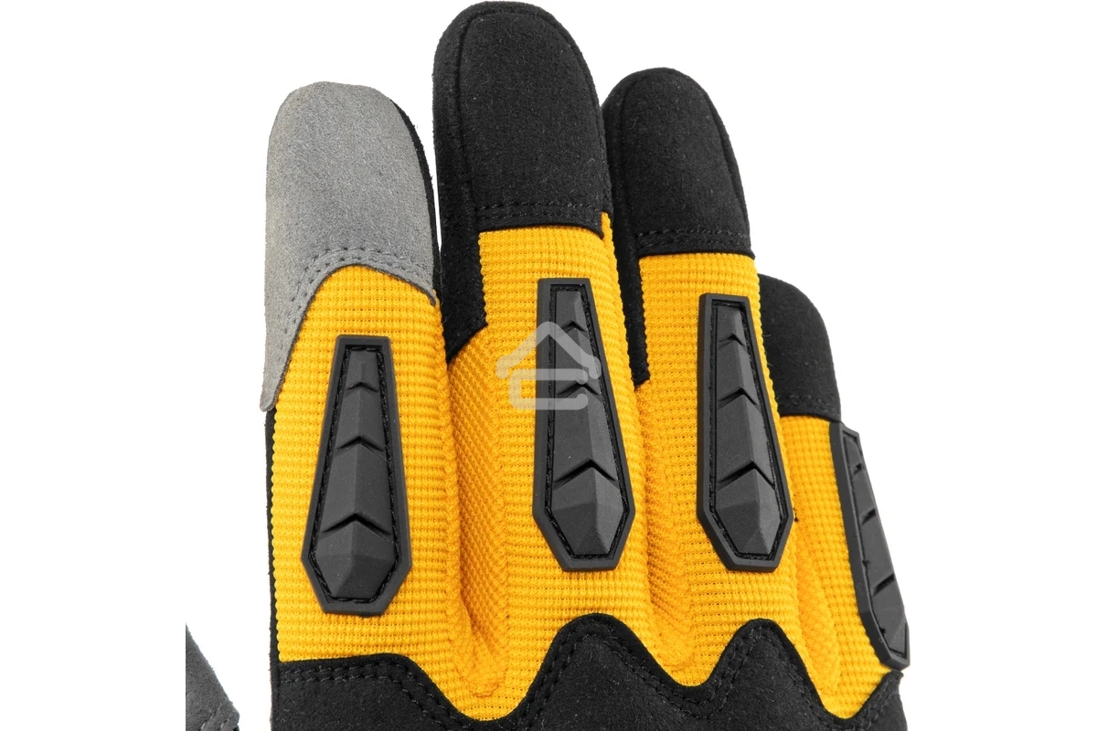 Перчатки универсальные Denzel 68003 усиленные, с защитными накладками, размер 10