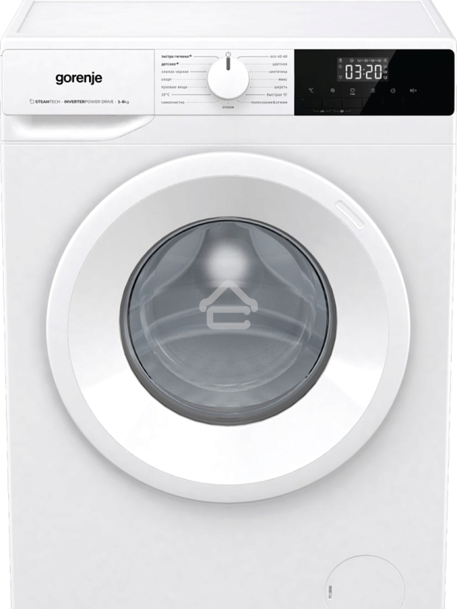 Стиральная машина Gorenje W2NHPI62SCSIRV 20010441 белый, загрузка фронтальная с баком 6 кг, 1200 об/мин., класс: А