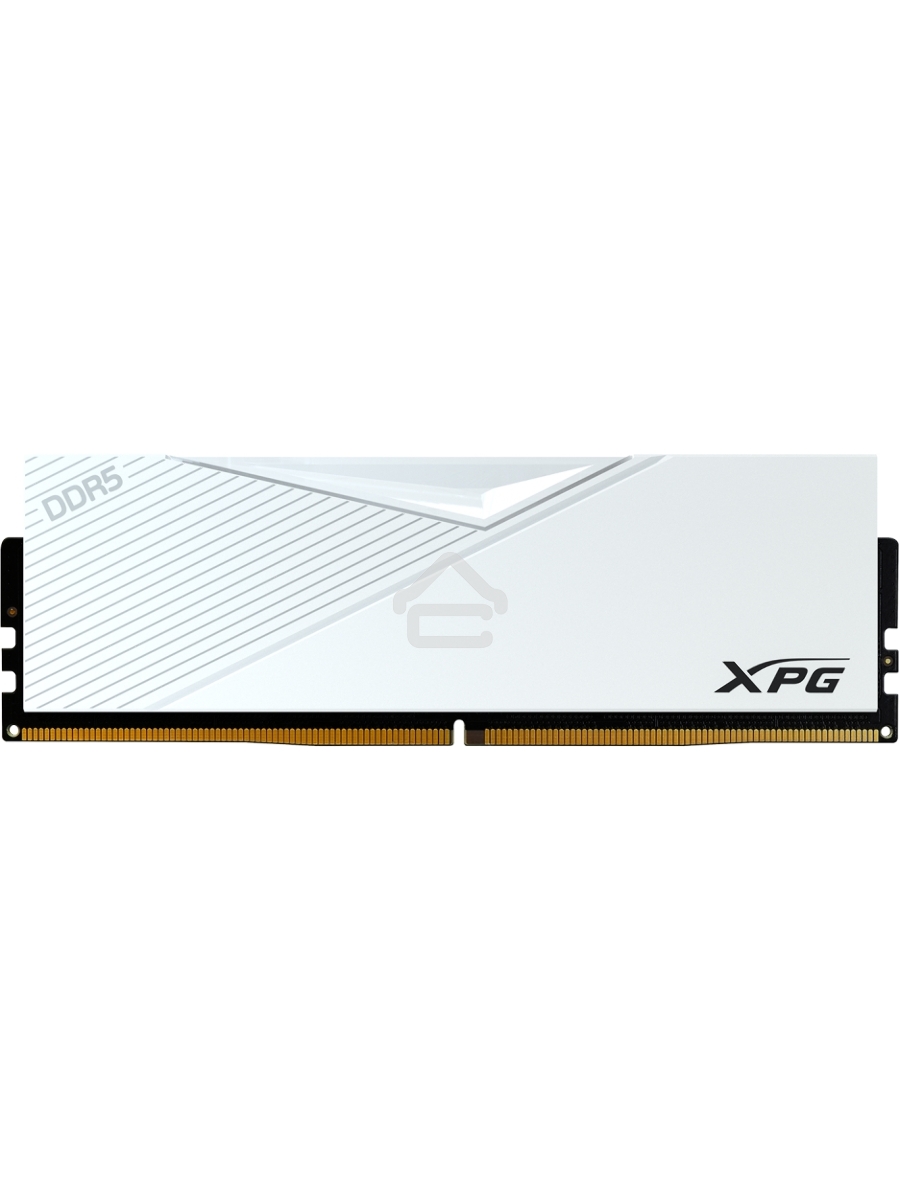 Оперативная память XPG Lancer, DDR5, 64GB (2x32GB), 6000MHz, CL30, DIMM, с радиаторами, белый