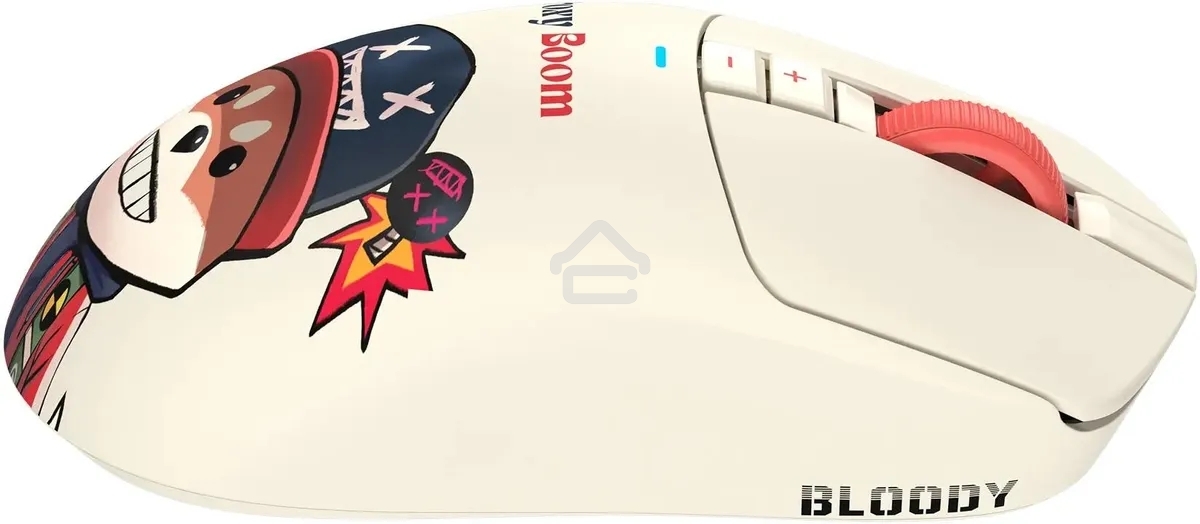 Мышь беспроводная/проводная A4Tech Bloody R72 Ultra Proxy Boom бежевый, 20000 dpi, радиоканал, USB, кнопки - 7