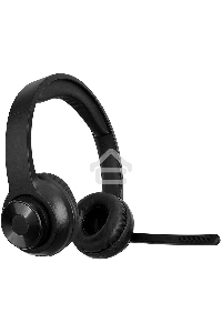 Наушники с микрофоном Оклик HS-M310 черный 1.5м накладные BT оголовье