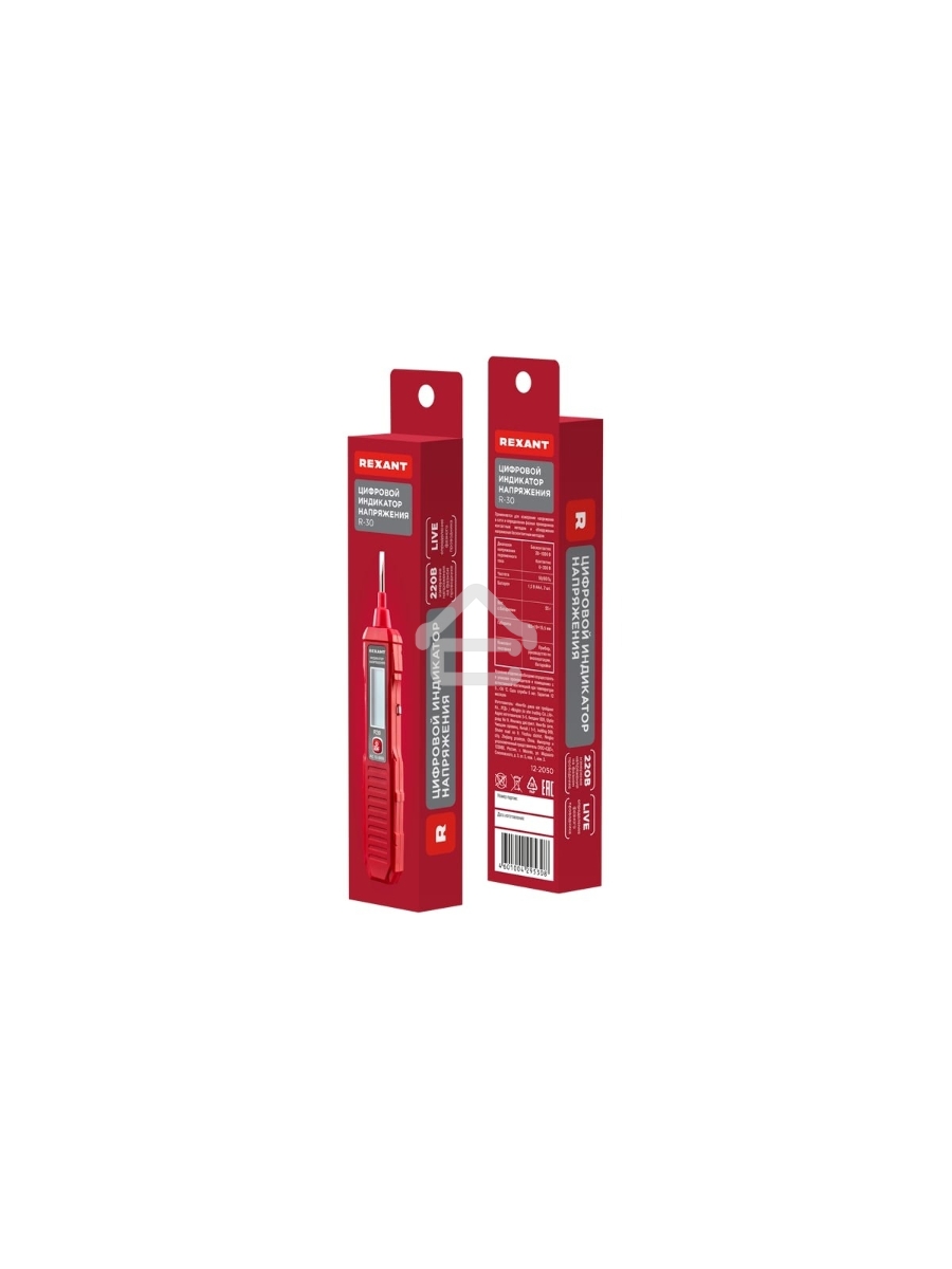 Индикатор напряжения цифровой Rexant R-30 12-2050