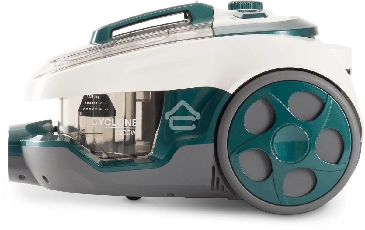 Пылесос Hyundai HYV-C3500 2220Вт белый/бирюзовый