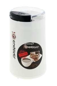 Кофемолка Endever Costa-1053, 250 Вт, 15000 об/мин, вес продукта для помола 100 гр, ABS-пластик, защита от перегрева двигателя