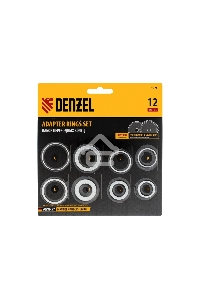 Кольца переходные Denzel 73399 32х30, 30х25,4, 25,4х22.2, 22.2х20, 20х16, 30х22.2, 25.4х16, 22.2х16 мм.