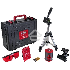 Нивелир лазерн. Elitech ЛН 2К 2кл.лаз. 635нм цв.луч. красный 2луч. (201468)