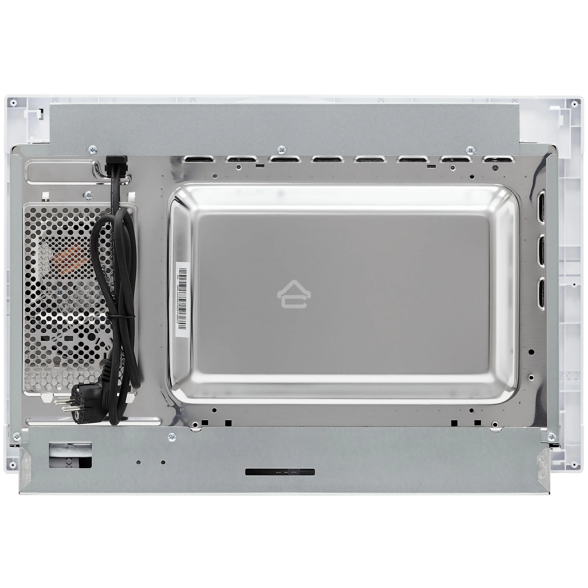 Микроволновая печь встраиваемая Krona RIFLESSO 60 WH V2 белое стекло, 25 л, 900 Вт, переключатели - сенсор