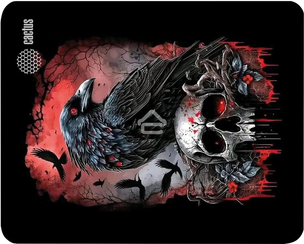 Коврик для мыши Cactus Raven 250x200x3мм (CS-MP-D14S)