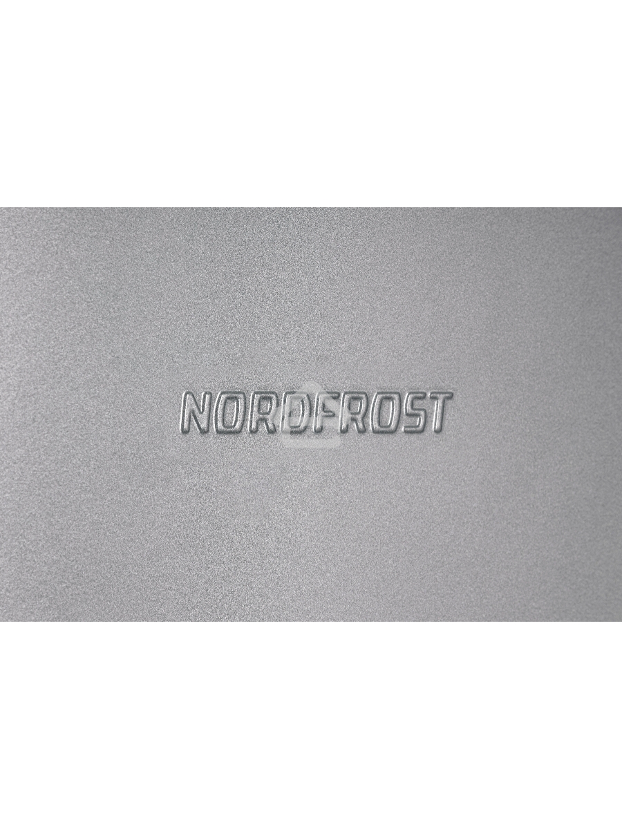 Холодильник Nordfrost NRB 154 S серый матовый двухкамерный 238/115 л морозилка снизу, капельная система