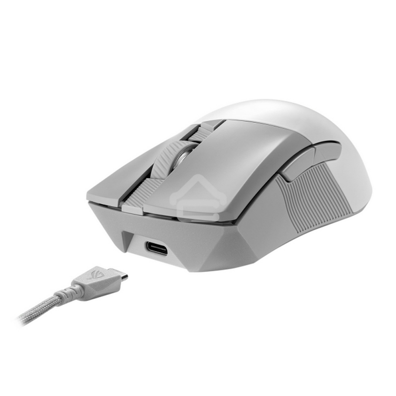 Мышь беспроводная/проводная ASUS P711 ROG Gladius III белый, 36000 dpi, радиоканал, Bluetooth, USB, кнопки - 6