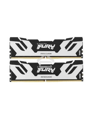 Оперативная память Kingston Fury Renegade Silver, DDR5, 96GB (2x48GB), 6000MHz, CL32, с радиаторами, серебристый/черный