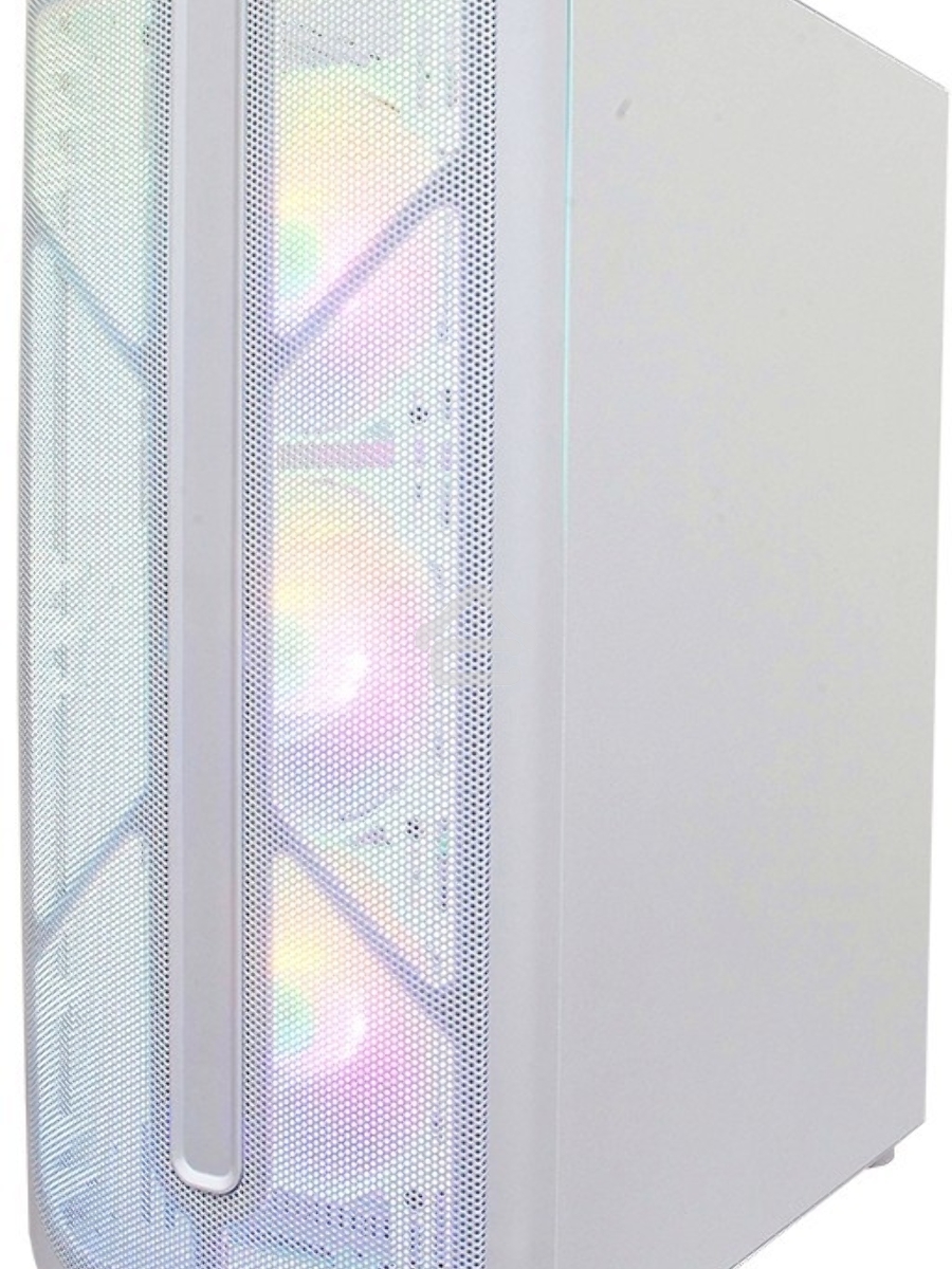 Корпус 1STPLAYER FIREBASE X4 White / ATX, TG / 4x120mm LED fans inc. / X4-WH-4F1-W