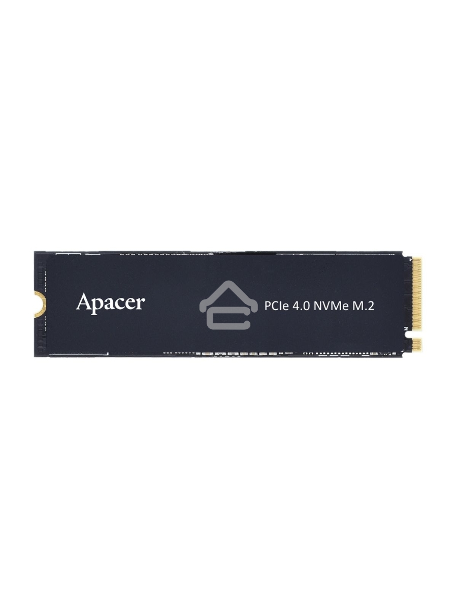 Накопитель SSD Apacer AS2280Q4X, 512Gb, M.2 2280, PCIe 4.0 x4, NVMe, R/W 4500/2500, с радиатором