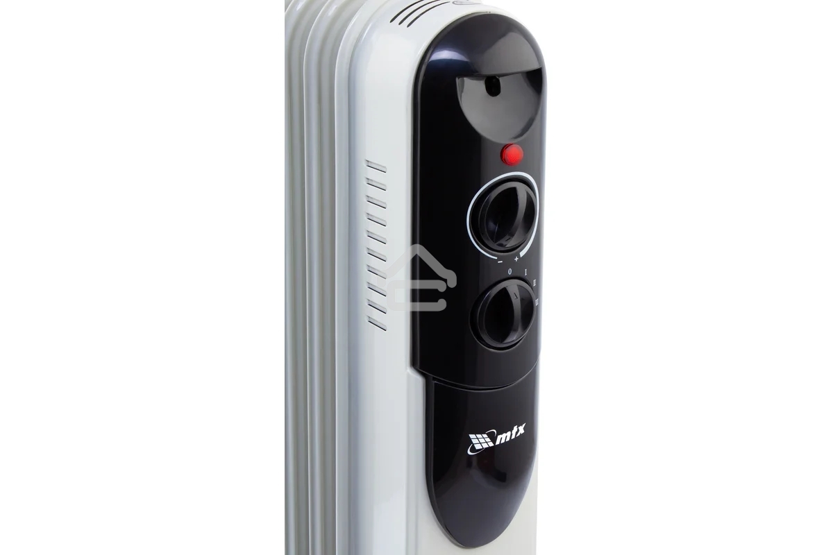 Обогреватель масляный MTX OCH-1000, белый, 1000 Вт, 15 м2, термостат