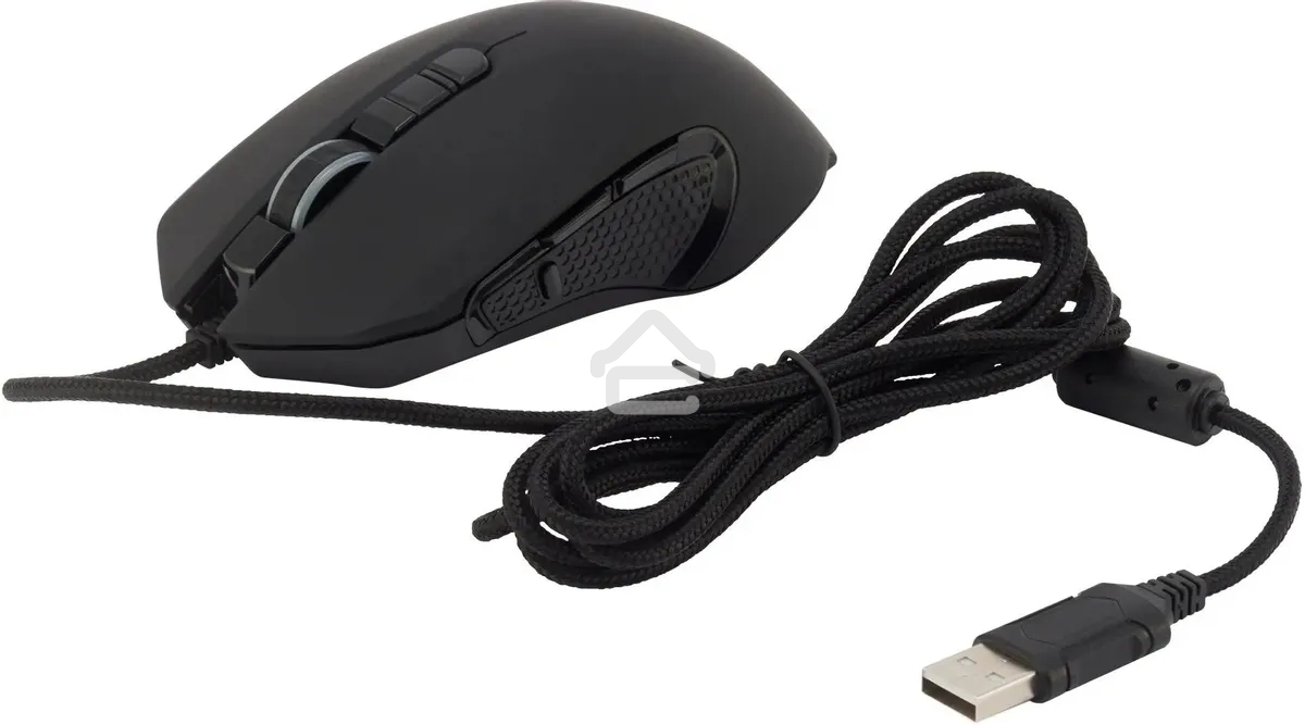 Мышь проводная Acer OMW160 черный, 6400 dpi, USB, кнопки - 8