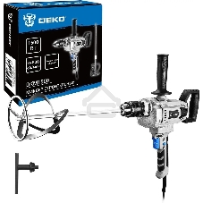 Дрель-миксер Deko DKM1500 1500Вт ключевой реверс (063-4992)