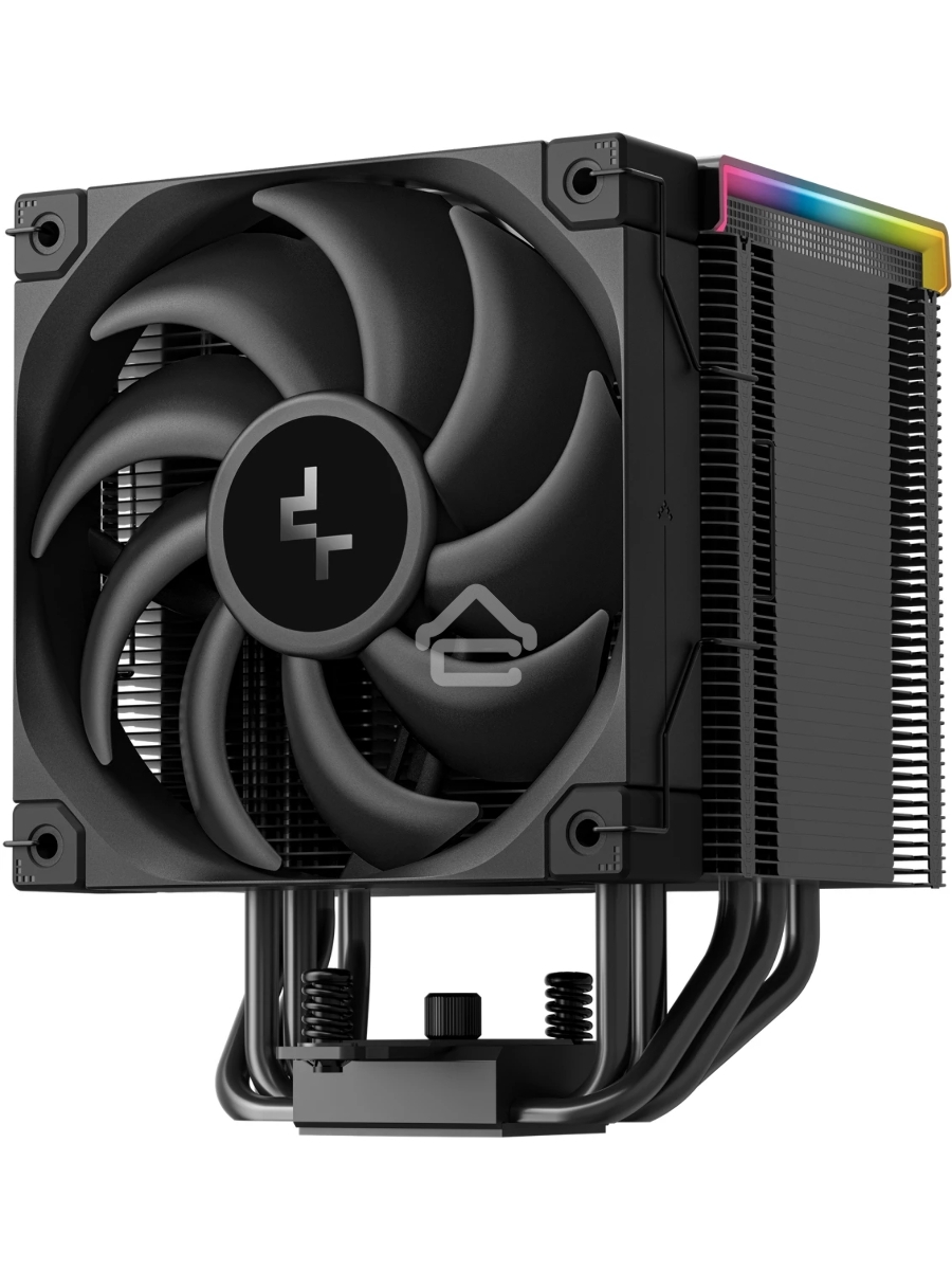Кулер для процессора DEEPCOOL AK500 DIGITAL PRO черный, 120 мм, алюминий/медь, 1750 об/мин, 25 дБ, 4 pin, 162 мм