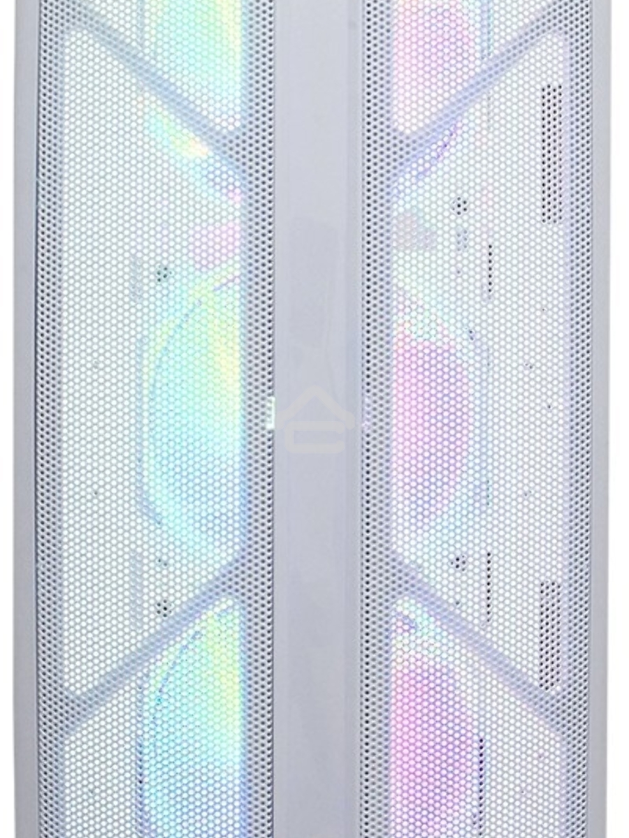 Корпус 1STPLAYER FIREBASE X4 White / ATX, TG / 4x120mm LED fans inc. / X4-WH-4F1-W