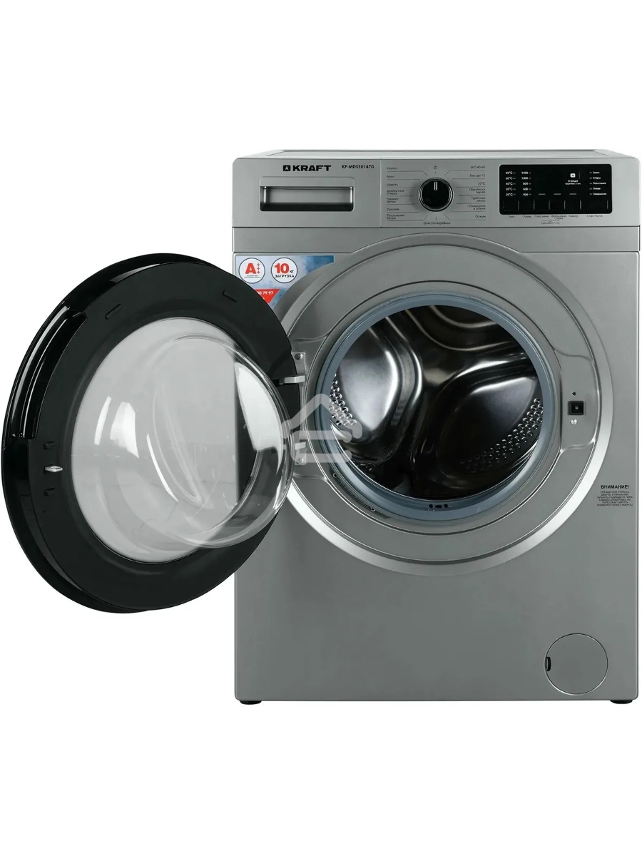 Стиральная машина Kraft KF-MDS10147G серый, загрузка фронтальная 10 кг, 1400 об/мин., класс: А+++