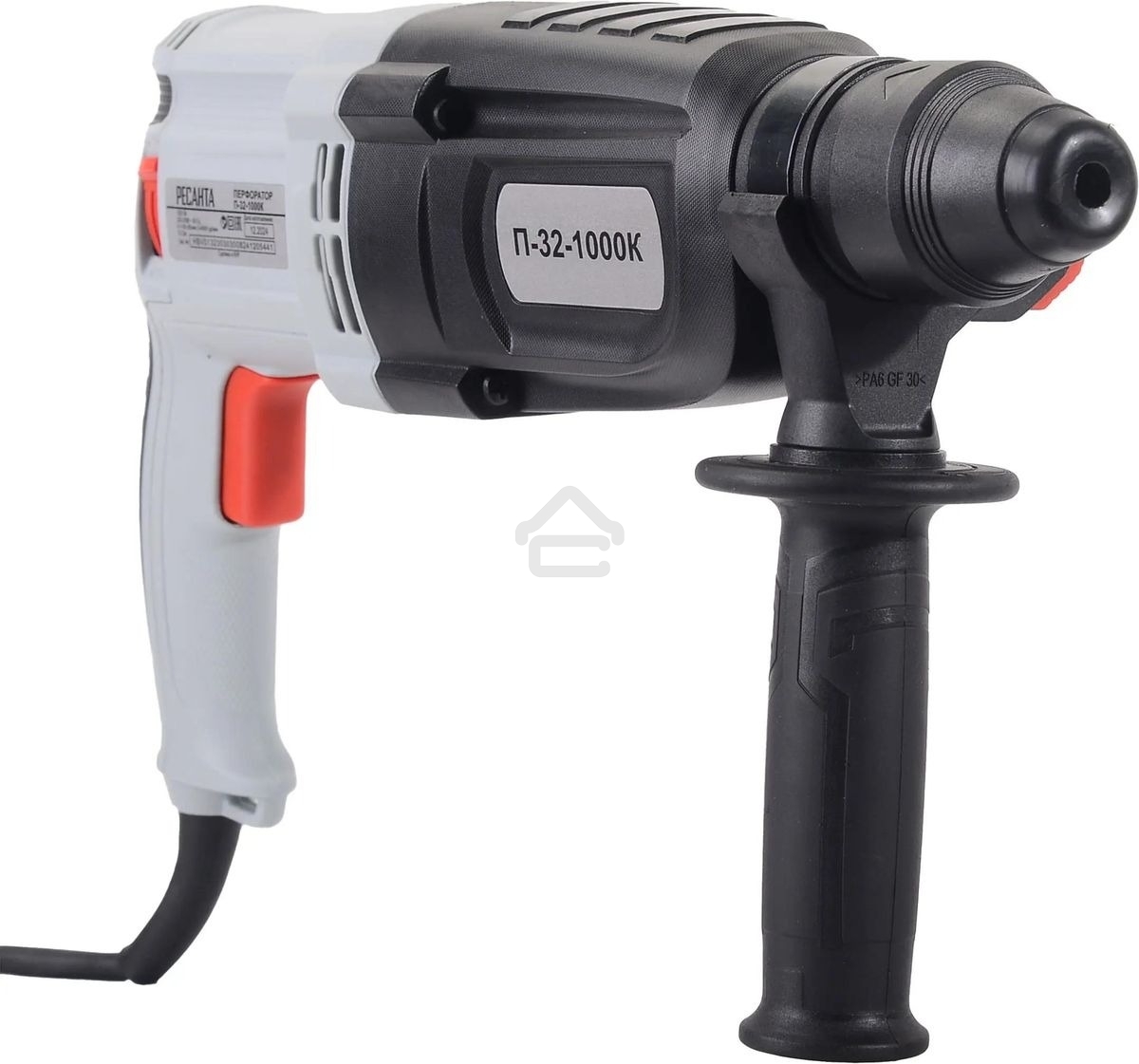 Перфоратор Ресанта П-32-1000К SDS-plus уд.:5.2Дж 1000Вт (кейс в комплекте)