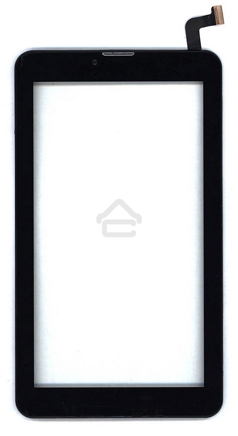 Сенсорное стекло (тачскрин) для Irbis TZ70, черное с рамкой