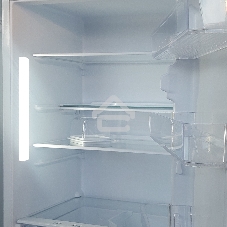 Холодильник Бирюса C6135 серебристый металлопласт двухкамерный 240/60л морозилка сверху, автоматическое оттаивание