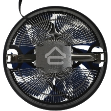 Кулер Digma D-CPC95-PWM2 синий/черный 120мм алюминий 1500rpm 29db 4-pin 95W 66мм