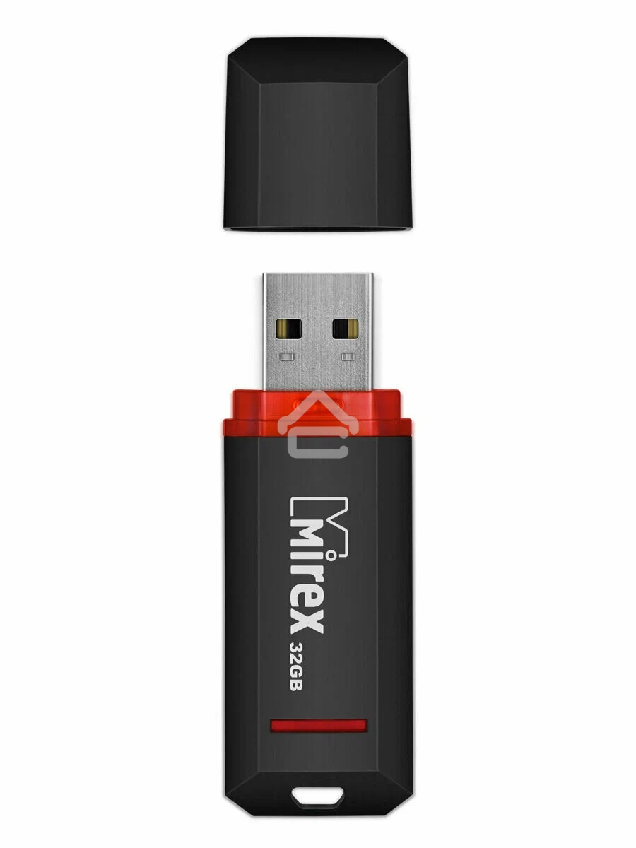 Флеш диск 32GB Mirex Knight, USB 2.0, Черный