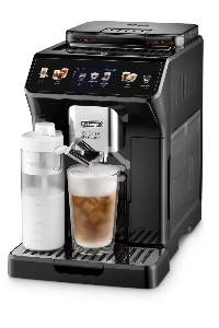 Кофемашина автоматическая DeLonghi ECAM450.55.G черный, исп. кофе - зерновой/молотый, 1.8 л, 1450 Вт, 19 Бар.