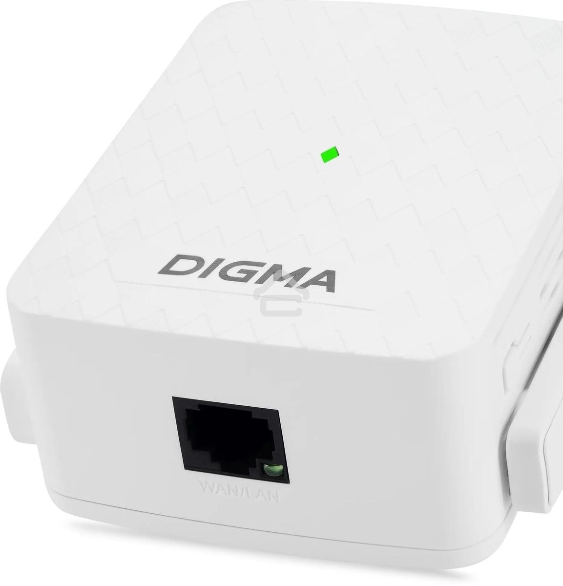 Повторитель беспроводного сигнала Digma D-WR310 (D-WR310V2) N300 Wi-Fi белый
