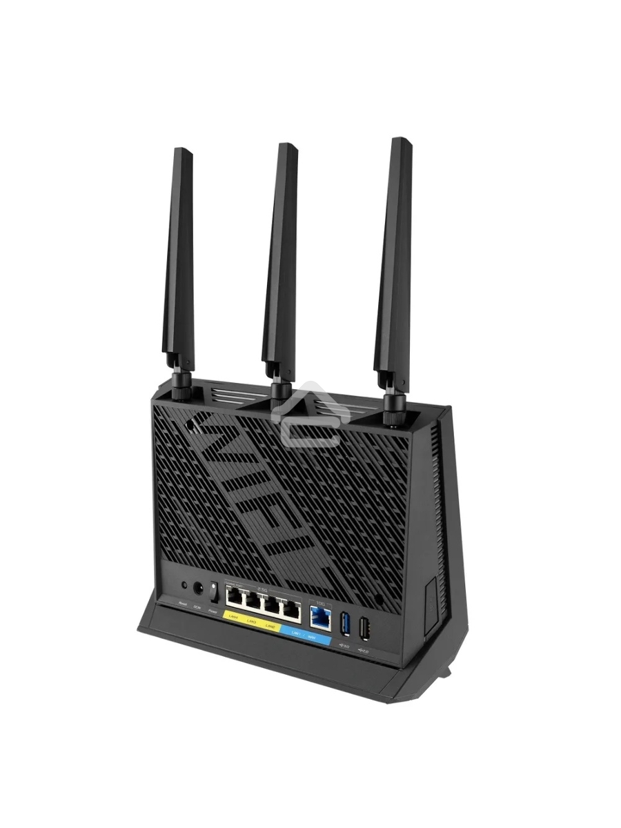 Маршрутизатор ASUS RT-BE86U, черный/красный, 90IG08W0-MO9A0V
