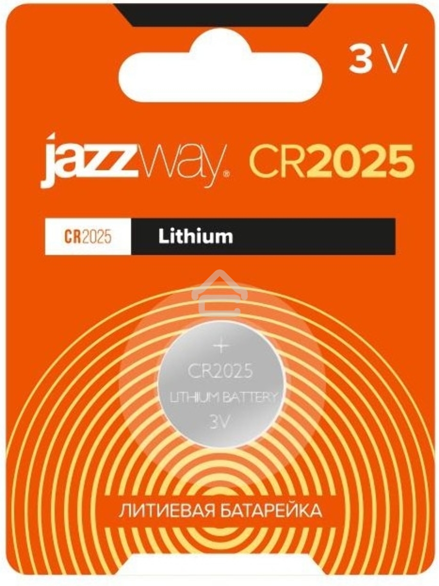 Элемент питания литиевый CR2025 3В BL-1 (блист.1шт) JazzWay 2852861