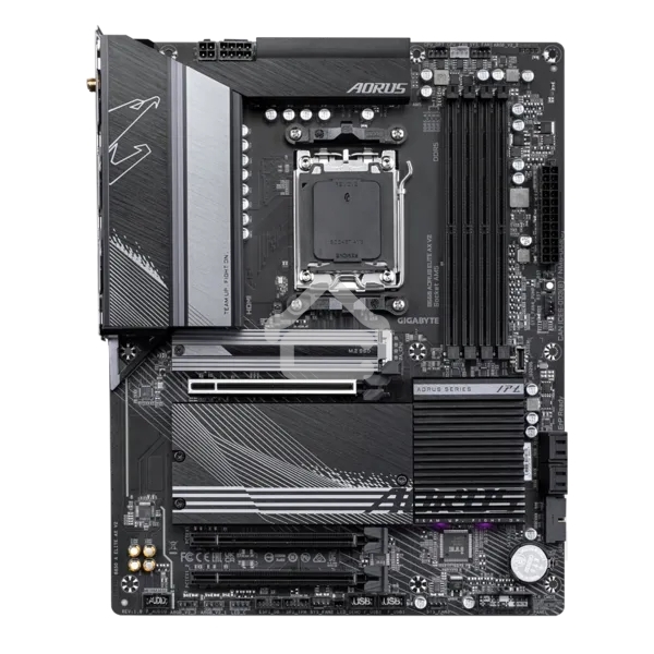 Материнская плата GIGABYTE B650 AORUS ELITE AX V2, AM5, AMD B650, 4xDDR5, 4xSATA, 3xM.2, 1xPCI-E 4.0 x16, 1xHDMI, 1xDP, 1xUSB-C 3.2 Gen 2, 5xUSB-A 3.2 Gen 1, 2xUSB-A 3.2 Gen 2, 4xUSB-A 2.0, 1x 2.5Gb LAN, 3x3.5 мм, 7.1, ATX
