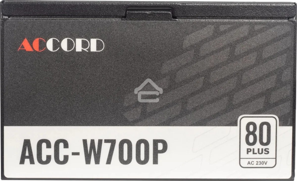 Блок питания Accord ACC-W700P, 700Вт, 80 PLUS WHITE, 120мм, черный
