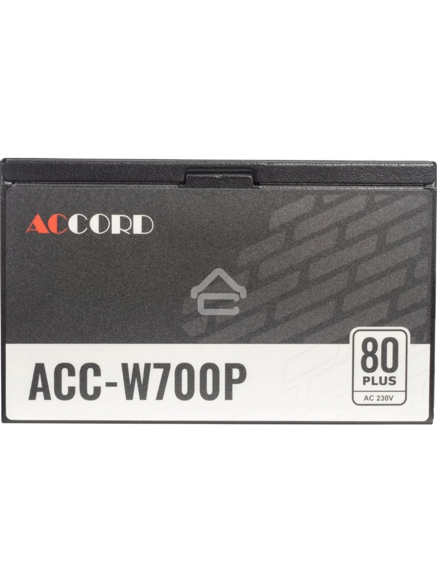 Блок питания Accord  ACC-W700P, 700Вт, 80 PLUS WHITE, 120мм, черный