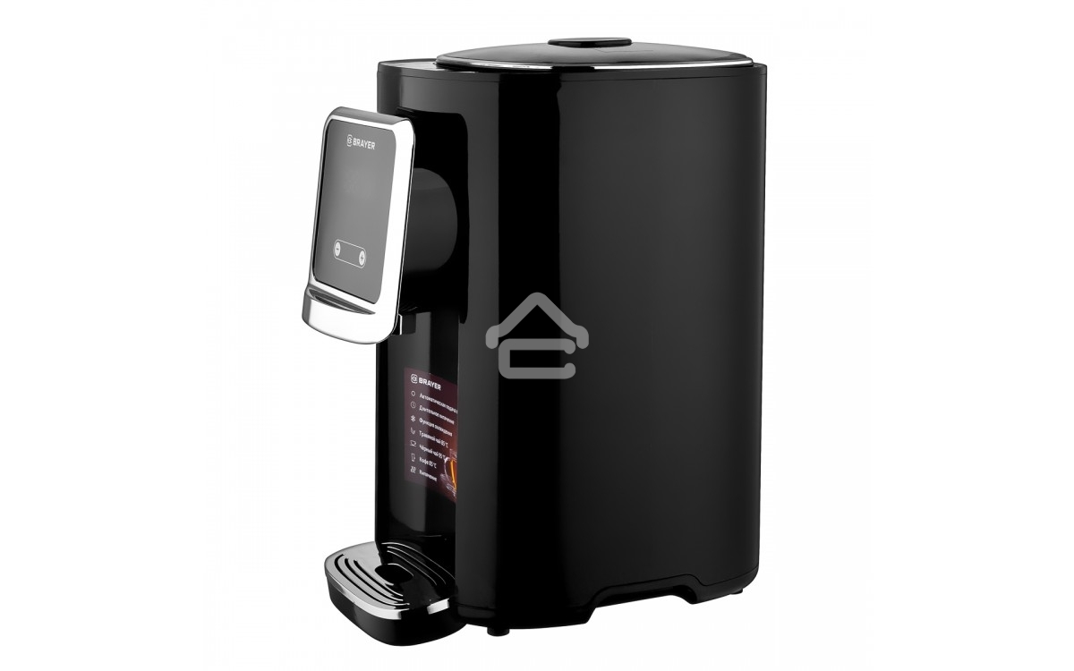 Термопот BRAYER BR1090, 1200 Вт, 5 л, LED-дисплей, поддерж.темп для разн.напитков,охлождение, блок