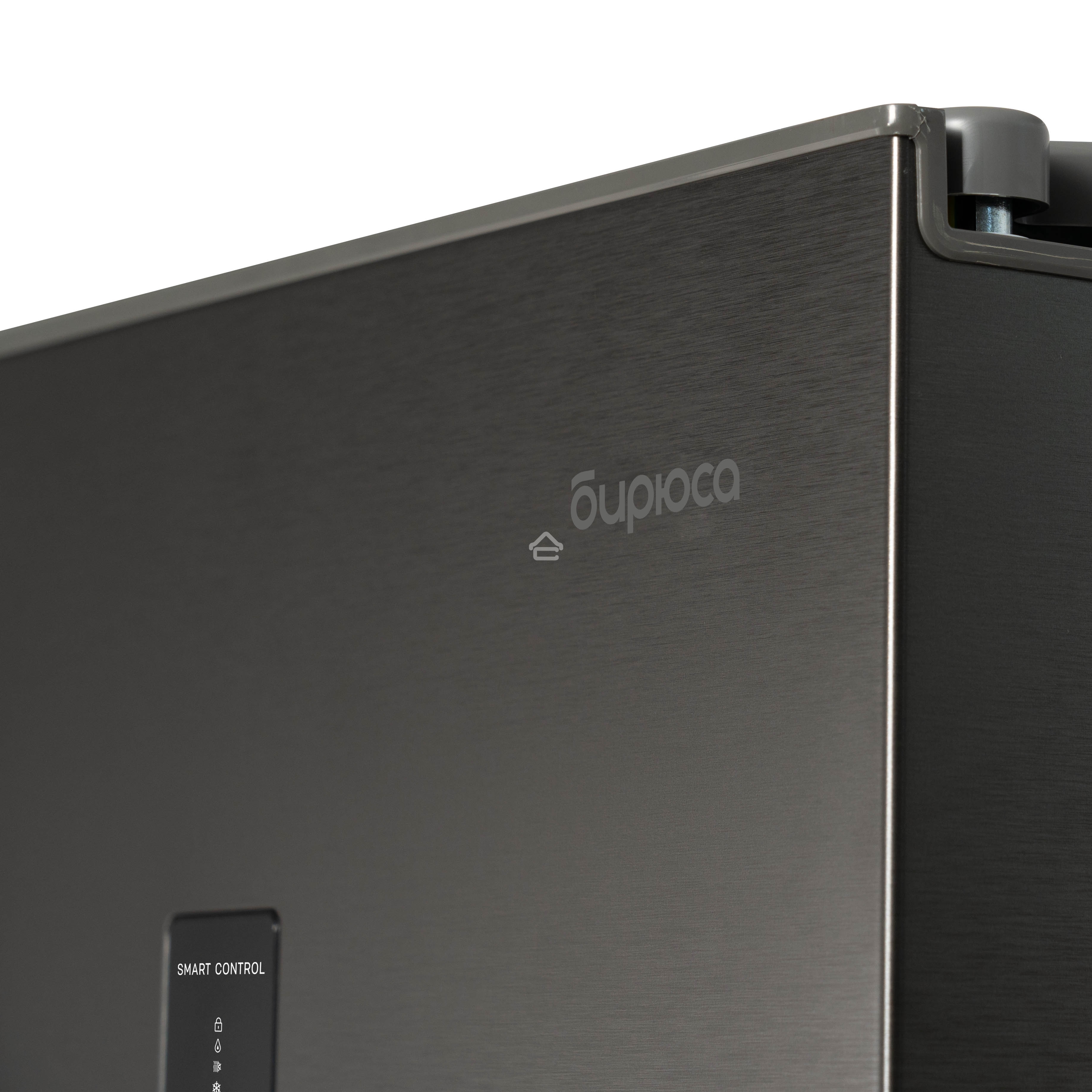 Холодильник Бирюса SBS 400 DI нержавеющая сталь двухкамерный 232/168 л морозилка слева, NoFrost, Side-by-side