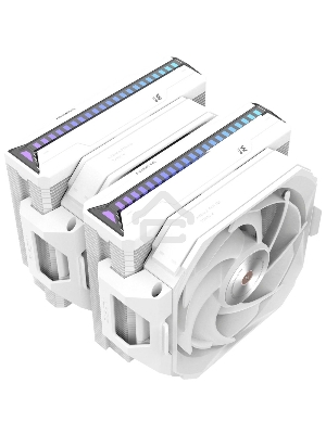 Кулер для процессора Alseye W700-W(USA) белый, 120 мм, алюминий/медь, 2200 об/мин, 35.3 дБ, 4 pin, 230 Вт, 159 мм