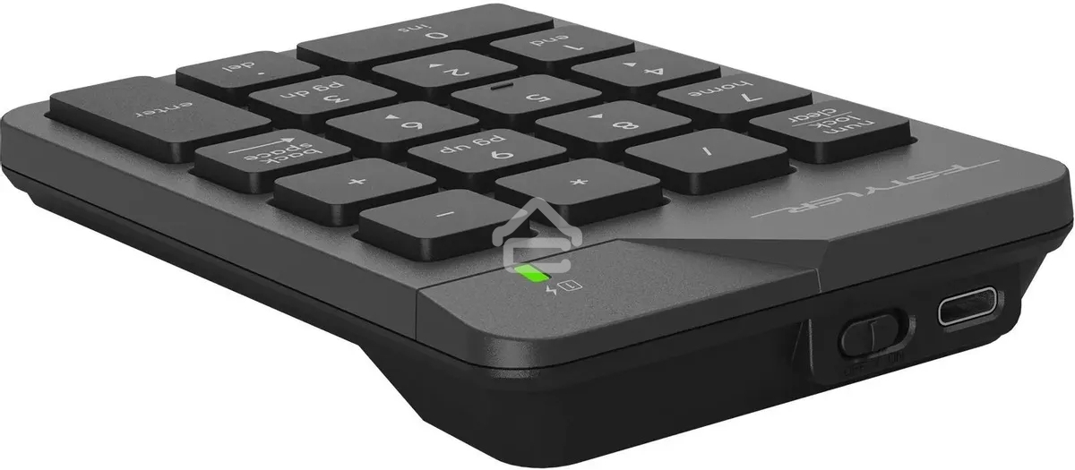 Числовой блок беспроводной A4Tech FGK21C, USB, Радиоканал, серый