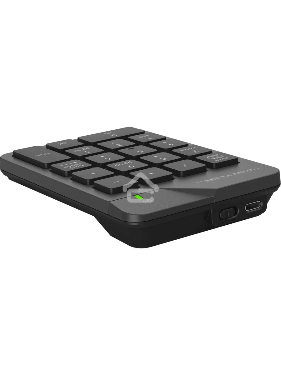 Числовой блок A4Tech FGK21C беспроводной, USB, Радиоканал, серый