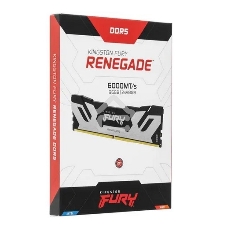 Оперативная память Kingston Fury Renegade Silver, DDR5, 96Gb (2x48GB), 6000MHz, CL32, DIMM, с радиаторами, серебристый/черный
