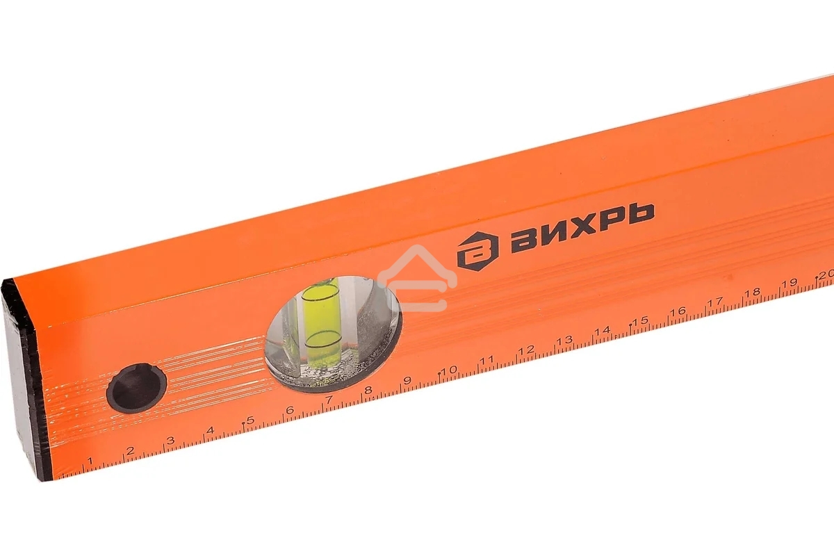 Уровень алюминиевый 2000мм фрезерованный 3 глазка Вихрь