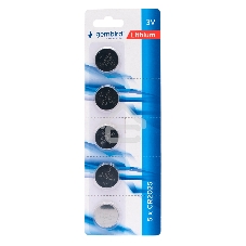 Батарейки литиевые Gembird Gb-CR2025-5B, тип CR2025, 5шт, блистер