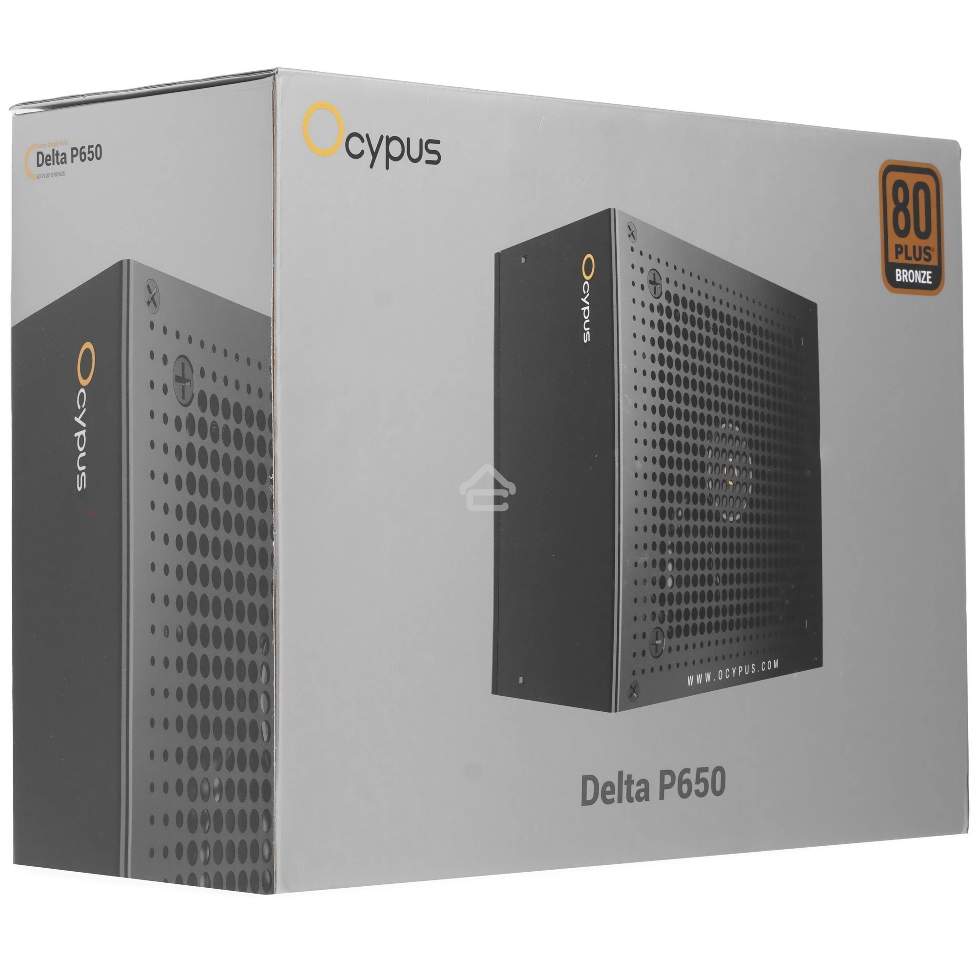 Блок питания Ocypus Delta P650, 650W, APFC, 80+ Bronze, ATX 3.1, 120mm Fan (P650-BF)