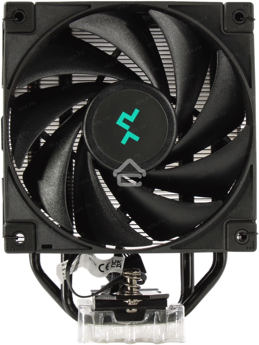 Кулер для процессора DEEPCOOL AK400 ZERO DARK черный, 120 мм, алюминий/медь, 1850 об/мин, 29 дБ, 4 pin, 220 Вт, 155 мм