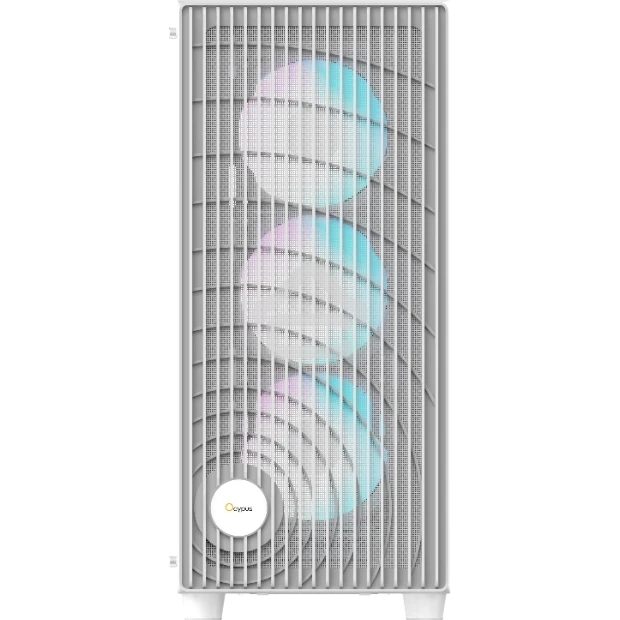 Компьютерный корпус Ocypus Gaммa C70 WH ARGB ATX/win/белый/4 ARGB fans/no PSU/Tempered Glass